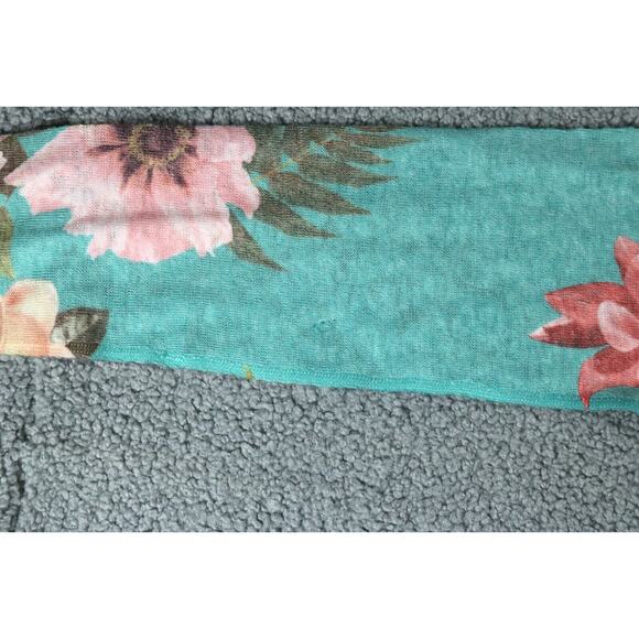 New Soft Surroundings Sweater Womens Xxs Tropical Floral Print V Neck USA - Picture 5 of 8